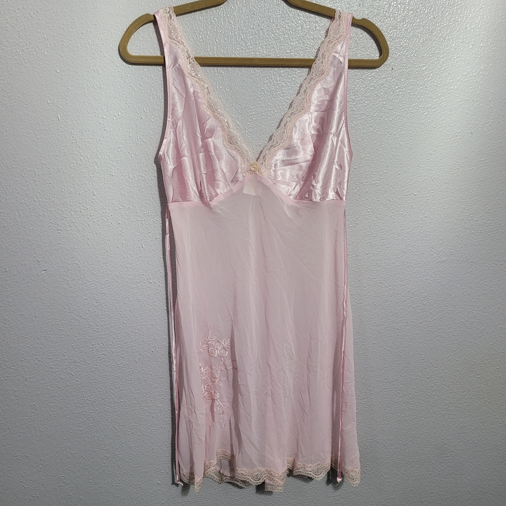 Secret Treasures Pink Lace Chemise